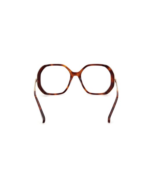 Max Mara Black Mm5138 052 Optical Frames Acetate Round Normal