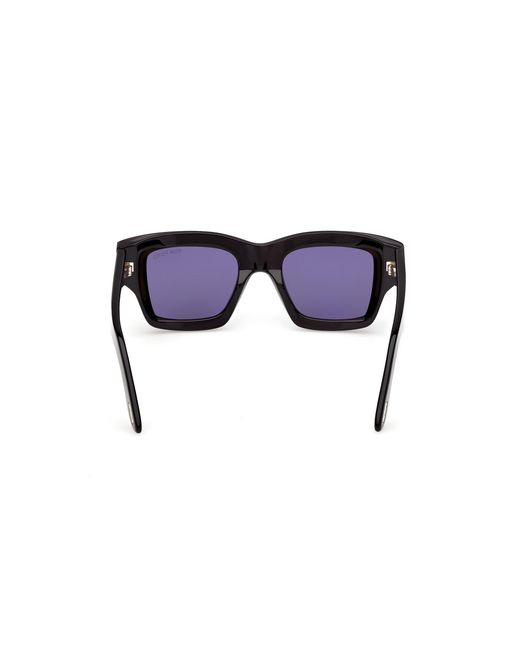 Tom Ford Black Ft1154 Ilias 01V Sunglasses Acetate Squared Normal for men