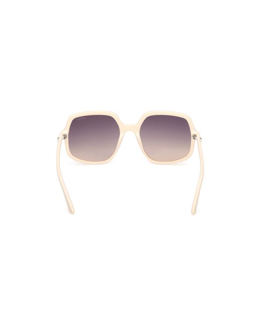 Guess Black Gu00257 25B Sunglasses Injected Smoke Squared Normal