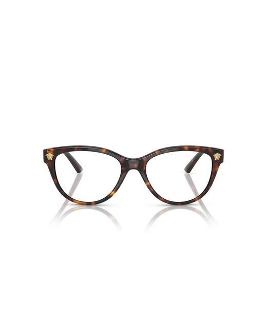 Versace Black Ve3365U 108 Optical Frames Injected Transparent Cat Eye Normal