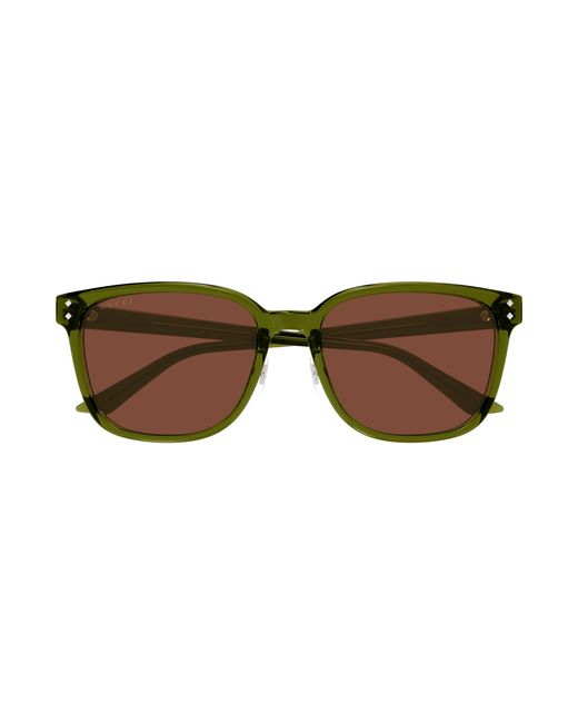 Gucci Black Gg1896Sk 004 Sunglasses Acetate Squared for men