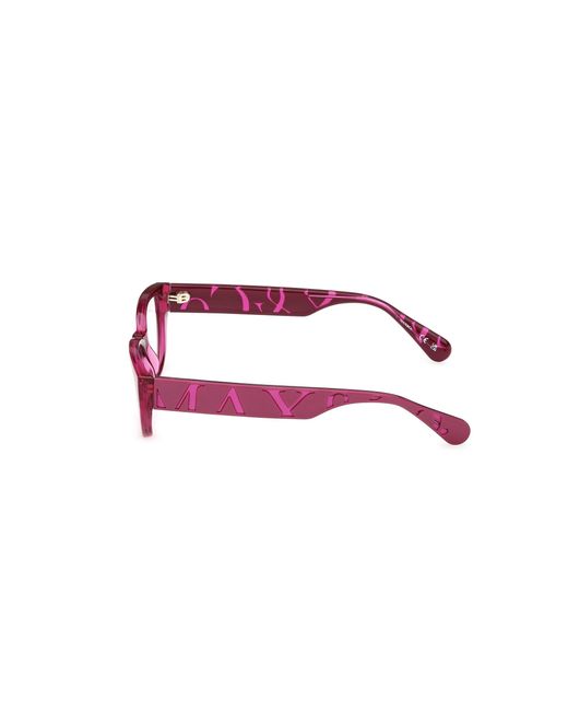 MAX&Co. Black Mo5224 075 Optical Frames Injected Round Normal