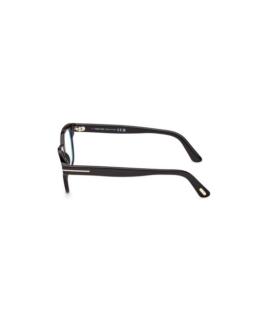 Tom Ford Black Ft6130-B 001 Optical Frames Acetate Squared Normal