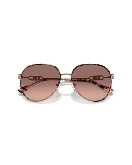 Michael Kors Black Mk1128J Empire 110813 Sunglasses Metal Pilot Normal Shaded