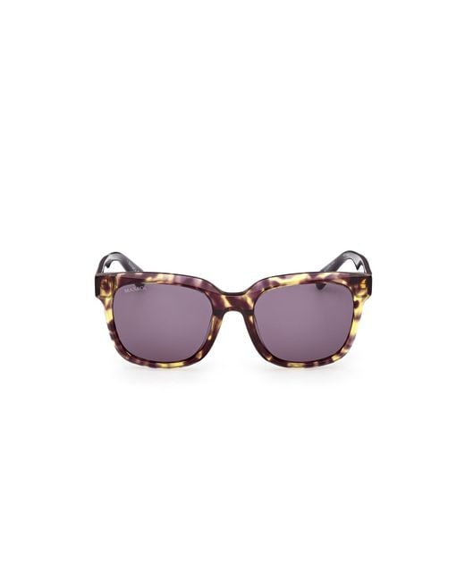 MAX&Co. Black Mo0146 56Y Sunglasses Acetate Squared Normal