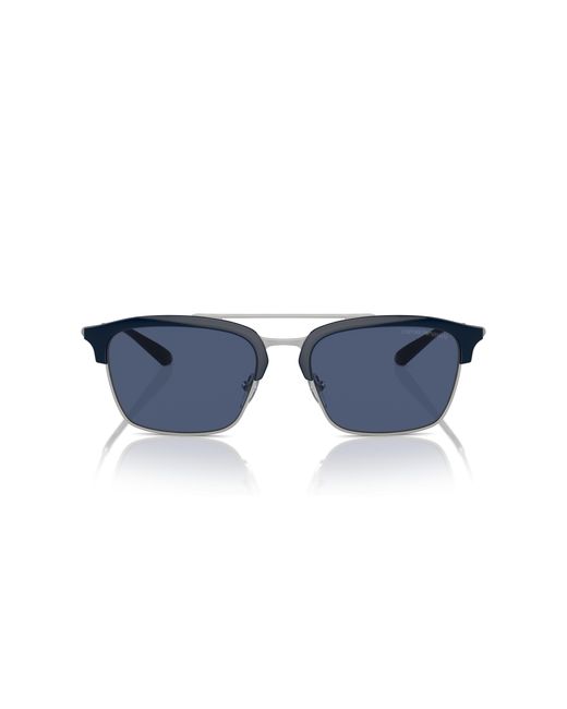 Emporio Armani Black Ea4228 304580 Sunglasses Injected Pilot Normal for men