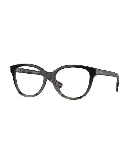 Burberry Black Be2456 4200 Optical Frames Acetate Transparent Cat Eye Normal