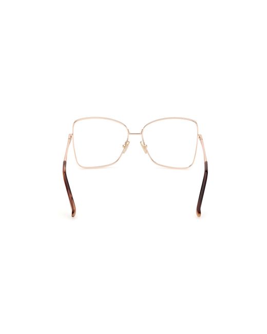 Max Mara Black Mm5140 028 Optical Frames Metal Pilot Normal