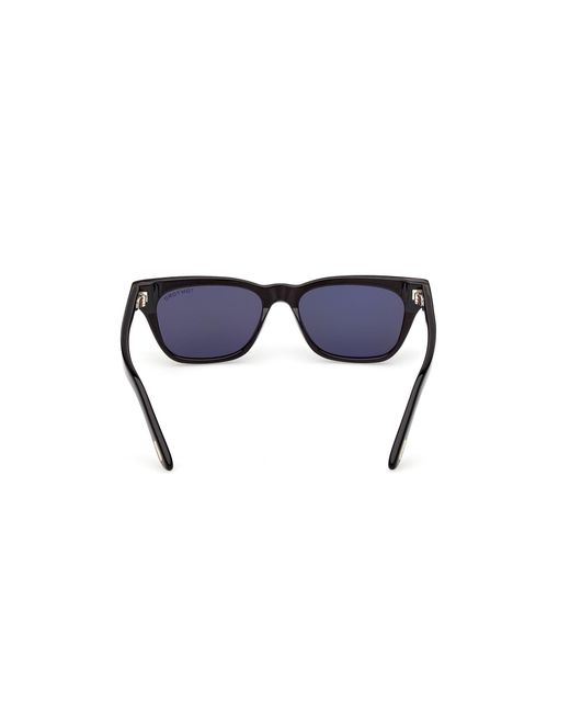 Tom Ford Black Ft1362 Penn-02 01A Sunglasses Acetate Smoke Squared Normal