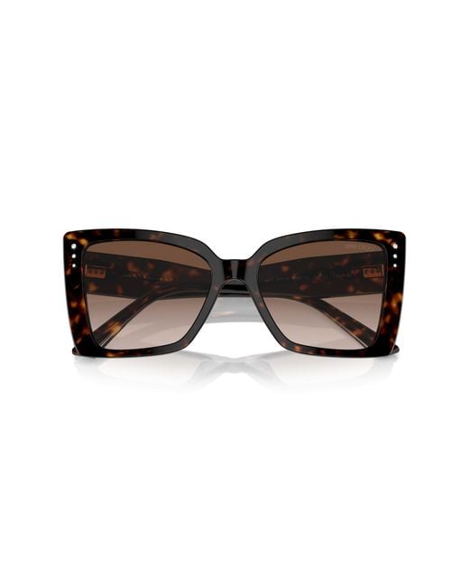 Jimmy Choo Black Jc5001B 500213 Sunglasses Acetate Butterfly Normal Shaded