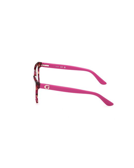 Guess Black Gu50235 078 Optical Frames Acetate Squared Normal