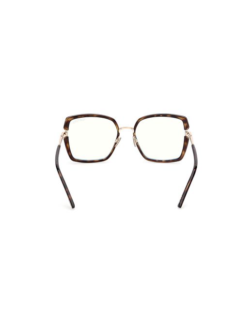 Tom Ford Black Ft5985-B 52 Optical Frames Injected Squared Normal