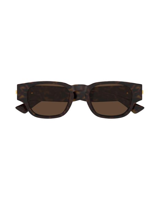 Bottega Veneta Black Bv1460S 002 Sunglasses Acetate Round for men