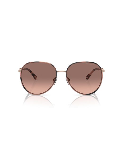 Michael Kors Black Mk1128J Empire 110813 Sunglasses Metal Pilot Normal Shaded