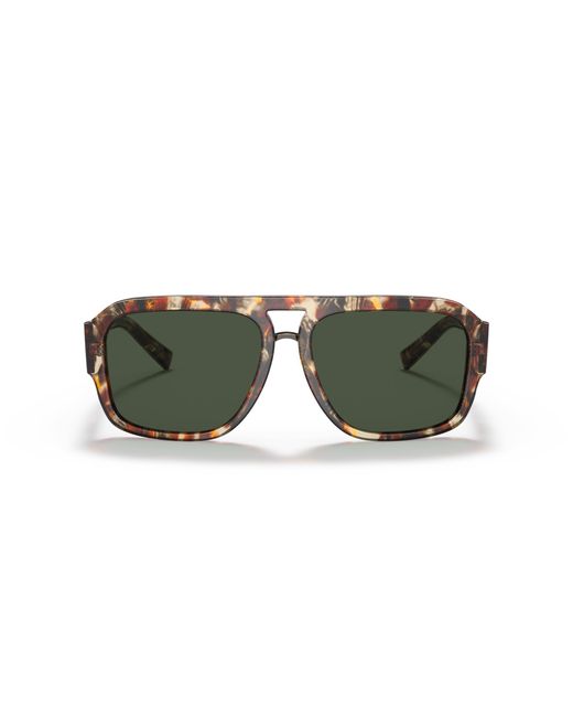 Dolce & Gabbana Black Dg4403 33589A Sunglasses Plastic Pilot Polarized for men