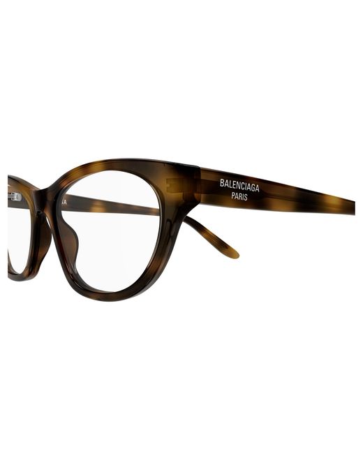 Balenciaga Black Bb0500O 003 Optical Frames Acetate Transparent Cat Eye