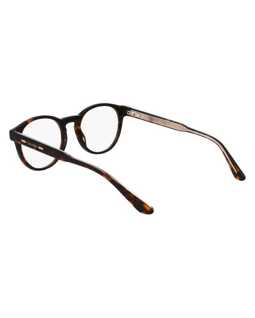 Calvin Klein Black 206 Optical Frames Acetate Round Normal