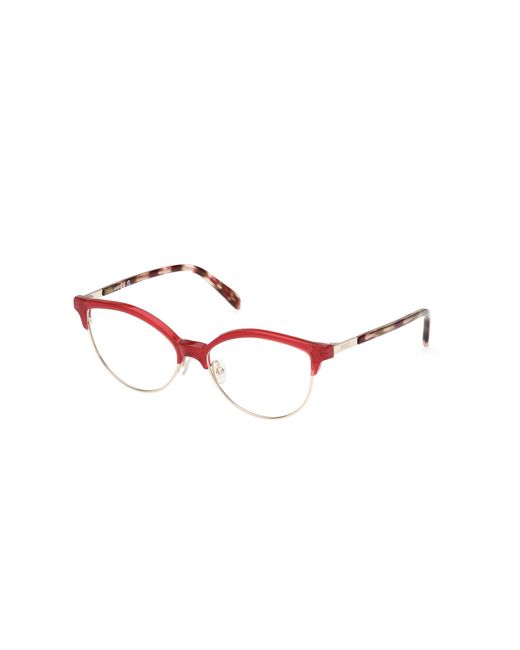 Emilio Pucci Black Ep5259 066 Optical Frames Acetate Round Normal