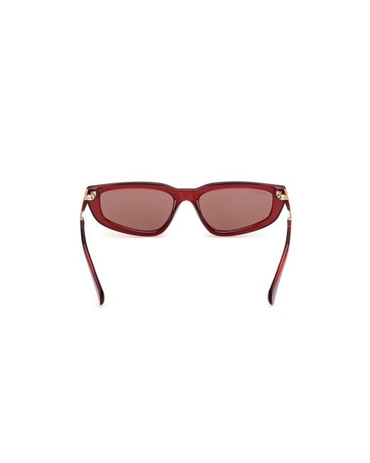 MAX&Co. Red Mo0125 66E Sunglasses Injected Cat Eye Normal