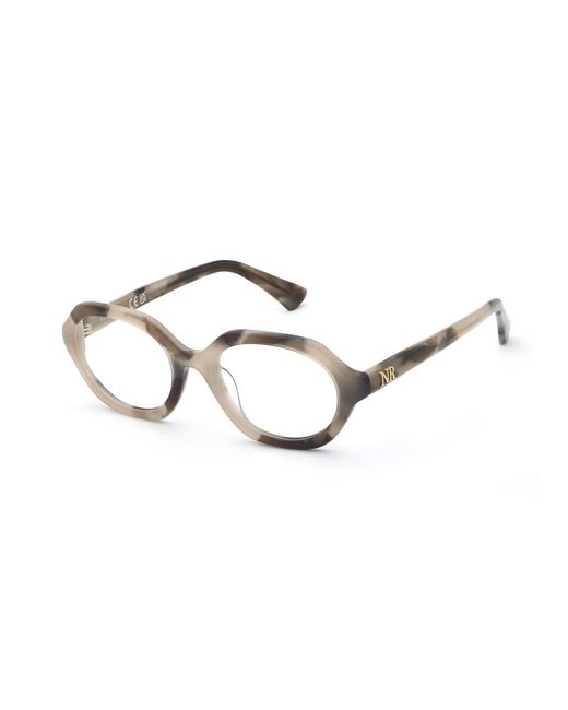 Nina Ricci Black Vnr468 06Sk Optical Frames Acetate Geometric