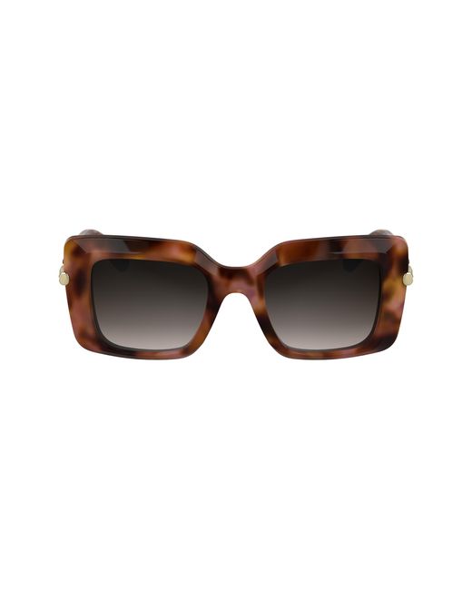 Longchamp Black Lo776S 690 Sunglasses Acetate Squared Normal