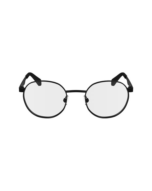 Calvin Klein Black Ckj24205 001 Optical Frames Metal Round Normal