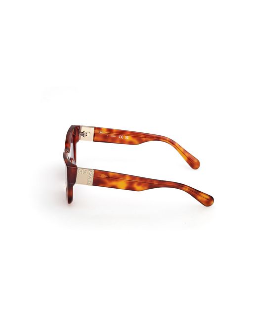 MAX&Co. Red Mo0124 53A Sunglasses Acetate Cat Eye Normal