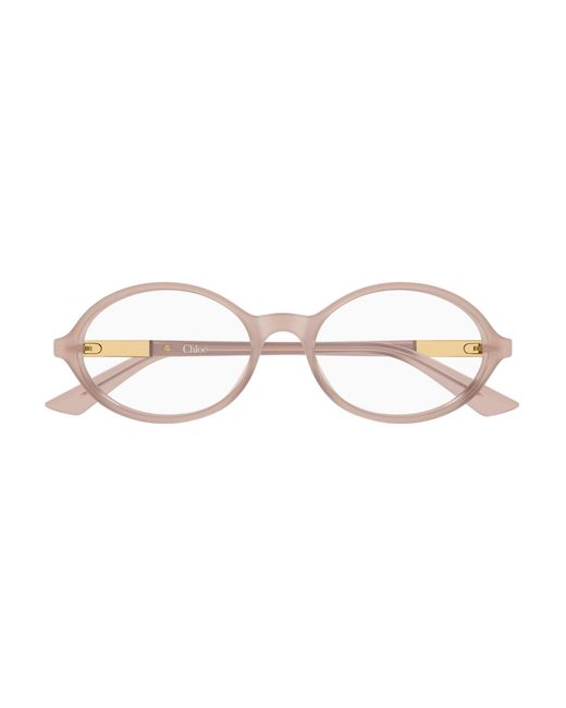 Chloé Black Ch0367O 004 Optical Frames Acetate Transparent Round