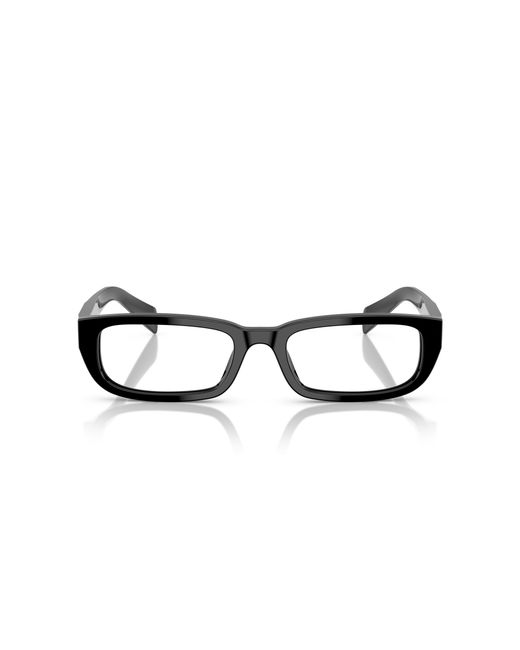 Prada Black Pr B05V 16K1O1 Optical Frames Acetate Squared Normal
