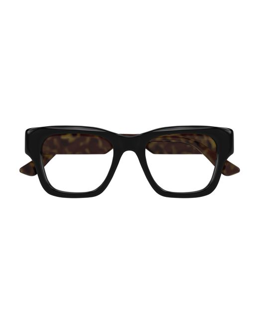 Gucci Black Gg1669O 010 Optical Frames Acetate Transparent Squared for men