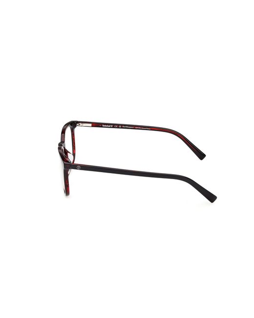 Timberland Black Tb50096-H 065 Optical Frames Acetate Round Normal for men