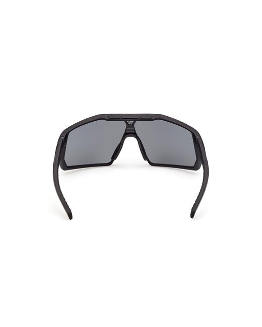 Adidas Originals Black Sp0123 Kentro 02A Sunglasses Injected Smoke Mask Normal for men