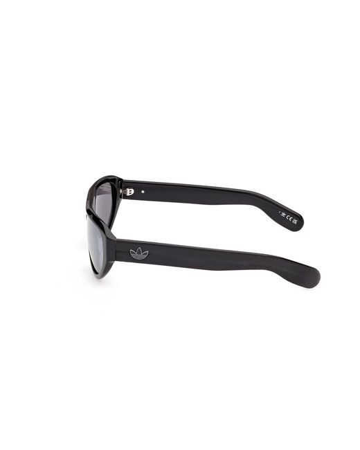 Adidas Originals Black Or0146 01C Sunglasses Acetate Smoke Pilot Normal