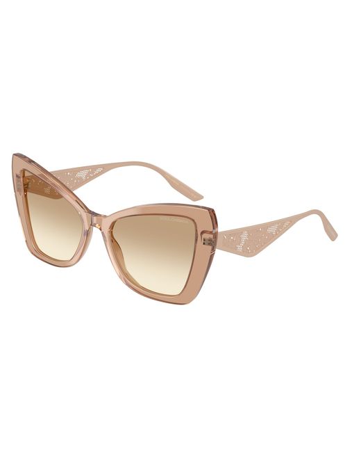 Dolce & Gabbana Black Dg4489 343213 Sunglasses Acetate Cat Eye Normal Shaded