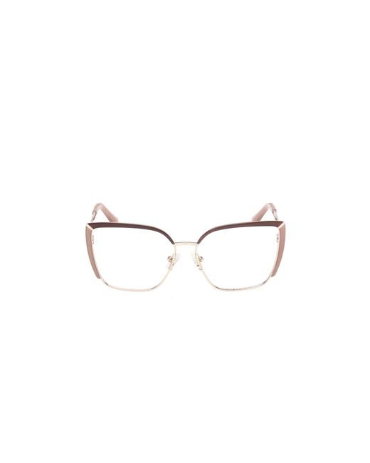 Guess Black Gu50249 059 Optical Frames Metal Squared Normal