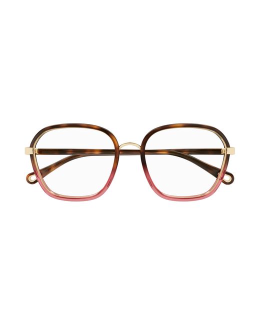 Chloé Black Ch0309O 001 Optical Frames Bio-Injected Transparent Squared
