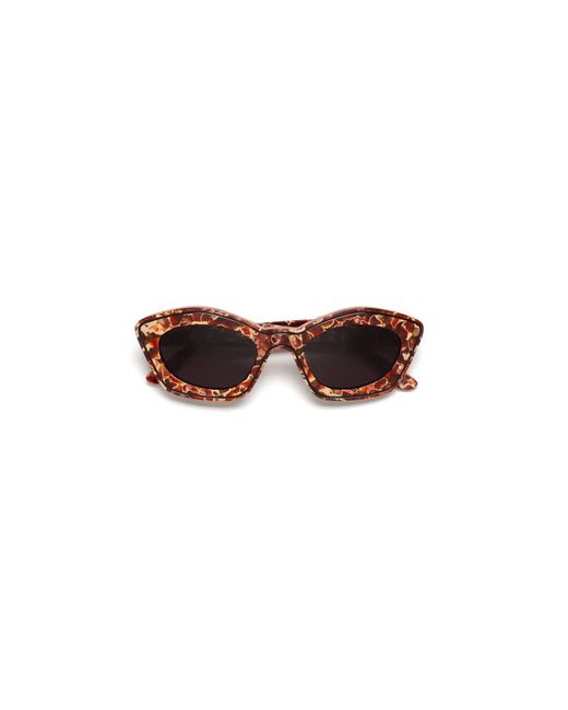 Marni Black Oi2 Kea Island Lava Sunglasses Acetate Cat Eye