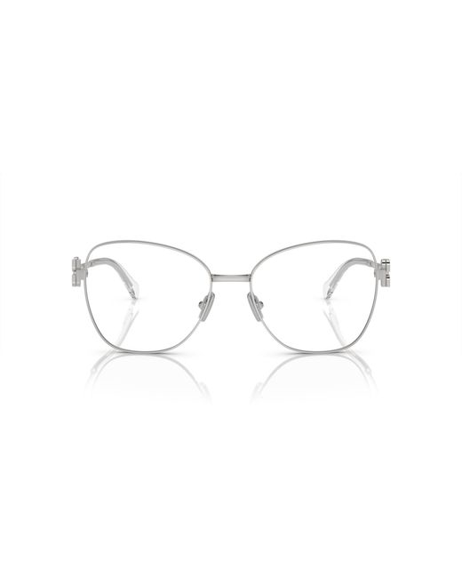 Miu Miu Black Mu 50Xv 1Bc1O1 Optical Frames Metal Transparent Pilot Normal