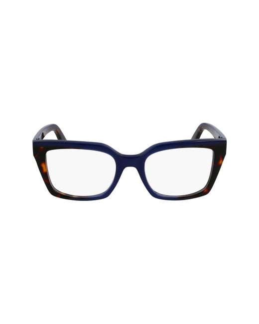 Ferragamo Black Sf3010 424 Optical Frames Acetate Squared Normal
