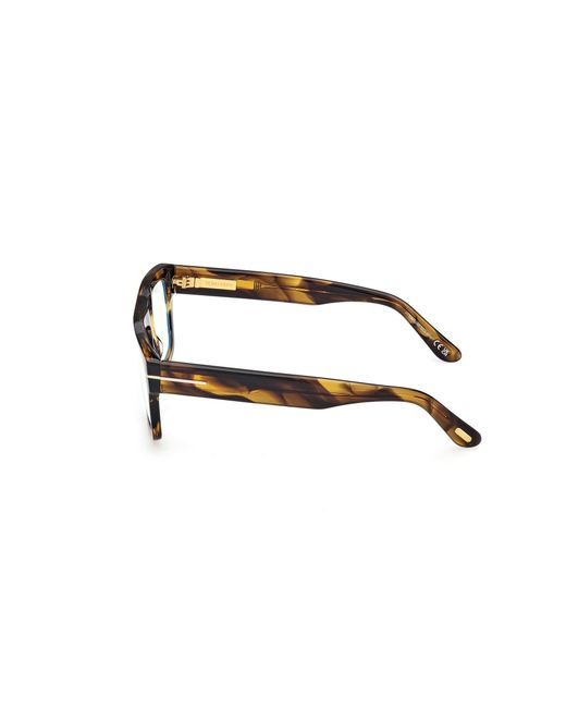 Tom Ford Black Ft6084-B 056 Optical Frames Acetate Squared Normal for men