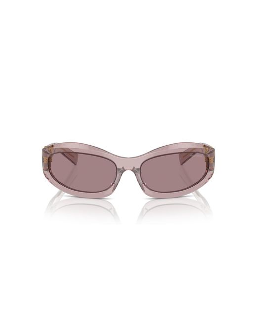 Miu Miu Black Mu 14Zs 12W20I Sunglasses Acetate Geometric Normal