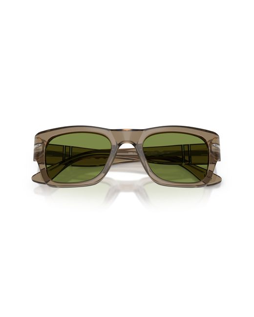 Persol Green Po3384S 12284E Sunglasses Acetate Squared Normal