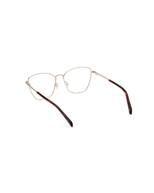 Emilio Pucci Black Ep5243 005 Optical Frames Metal Squared Normal