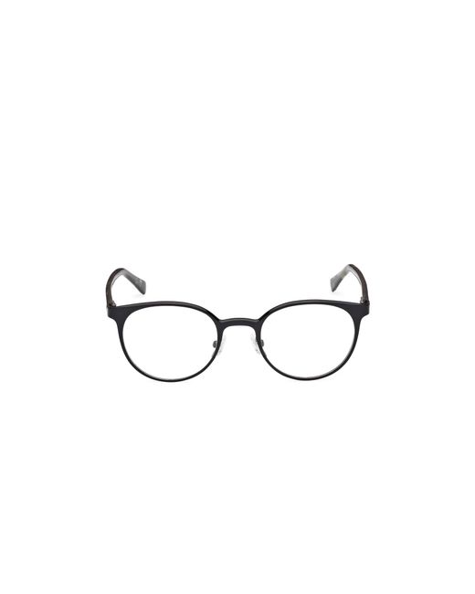 Guess Black Gu50192 002 Optical Frames Metal Round Normal for men