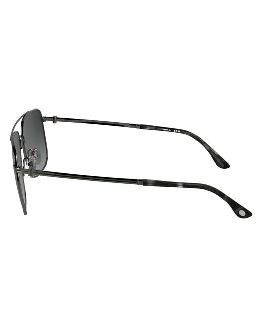 Lacoste Black L272S 035 Sunglasses Metal Squared Normal for men