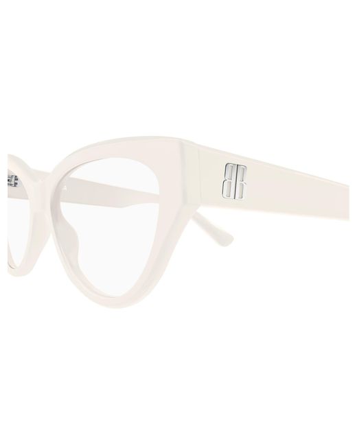 Balenciaga Black Bb0482O 004 Optical Frames Acetate Transparent Cat Eye