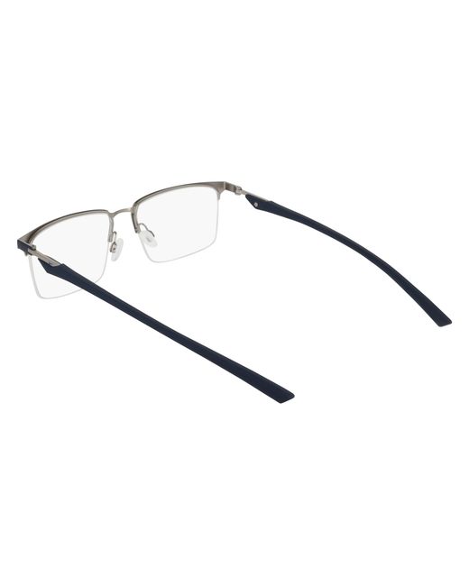 Nike Black 4318 001 Optical Frames Metal Squared Normal for men