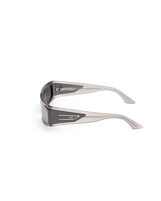 Gcds Gray Gd0073 20C Sunglasses Acetate Smoke Squared Normal