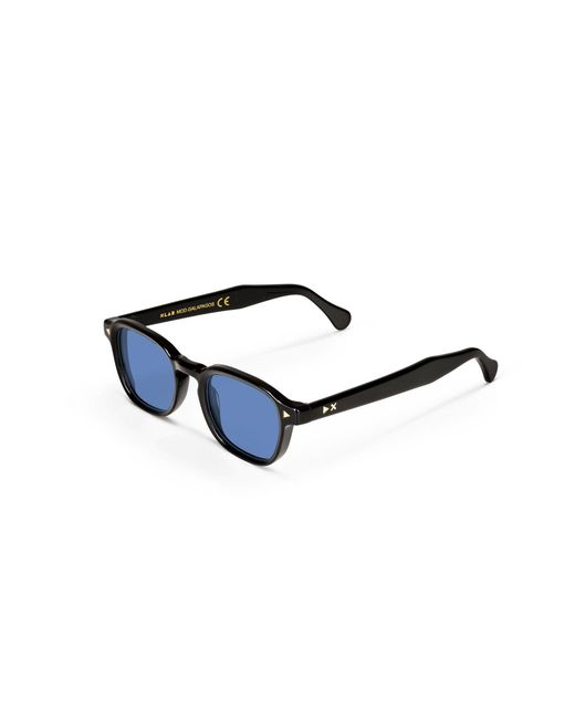 Xlab Blue Galapagos Sunglasses Acetate Geometric Polarized