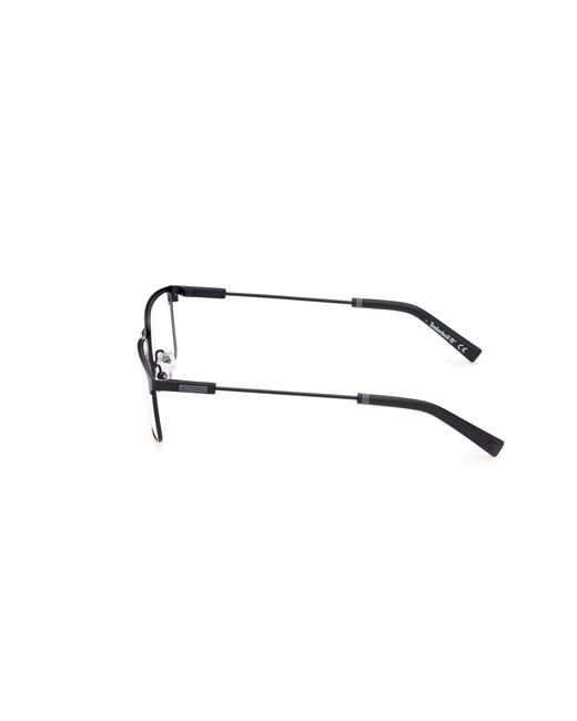 Timberland Black Tb1736 2 Optical Frames Metal Squared Normal for men